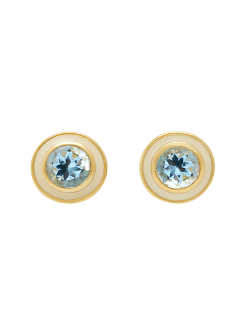 Topaz Stud Earrings