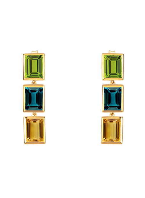 Peridot Drop Earrings