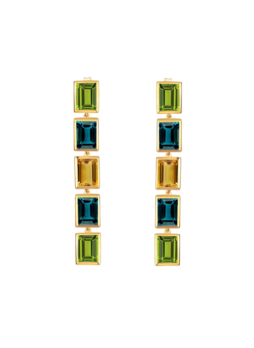 Peridot Drop Earrings