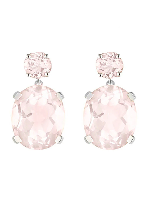 Rose Quartz Drop Earrings