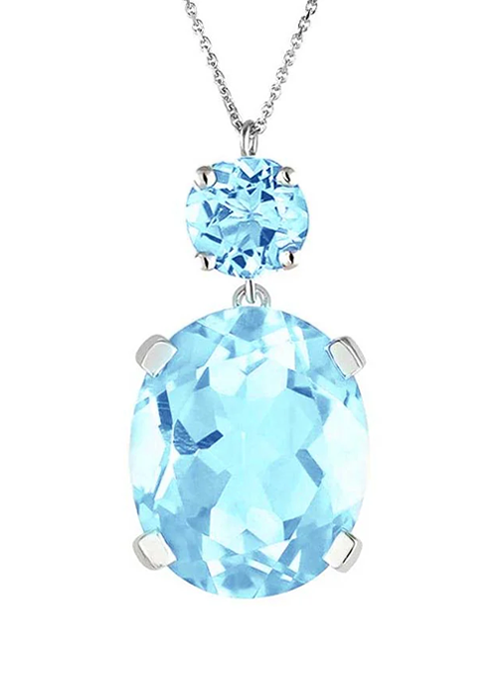 Topaz Drop Necklace