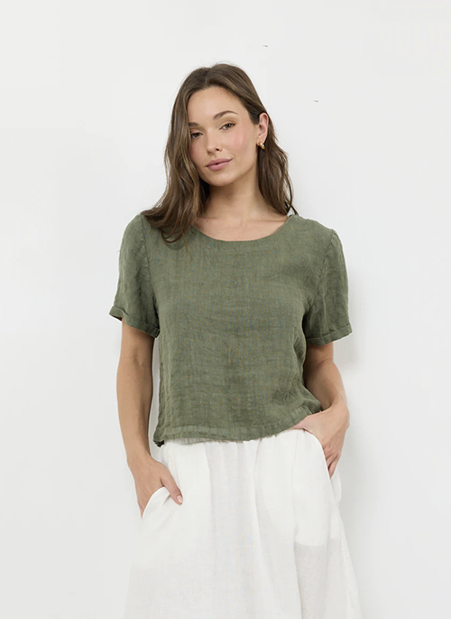 City Linen Top