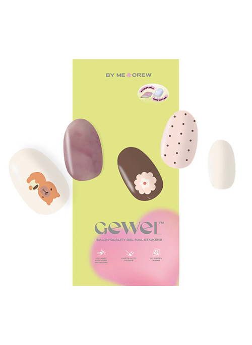 Uncomfy's Coffeebara DIY Semi Cured Gel Nail Stickers