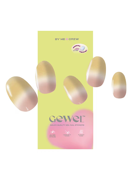 Golden Cat Eye French Tip Nails