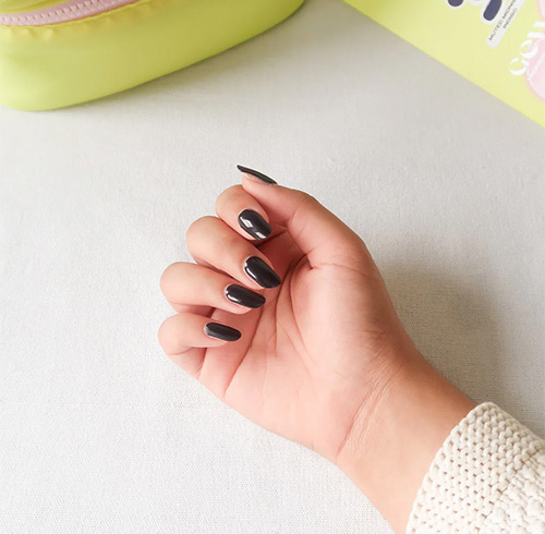 Muted Midnight Indigo Nails