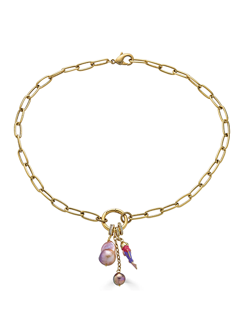 Pearl Cluster Necklace