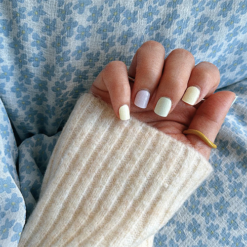 Gentle Pastel Nail Stickers