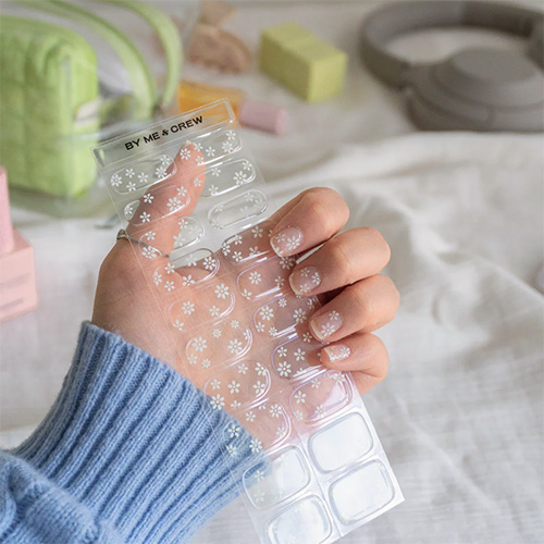 Transparent Daisies Nail Stickers