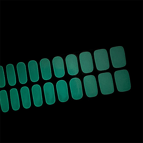 Bahama Pink Glow-in-the-Dark Nail Stickers