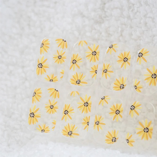 Sunflower Nail Stickers