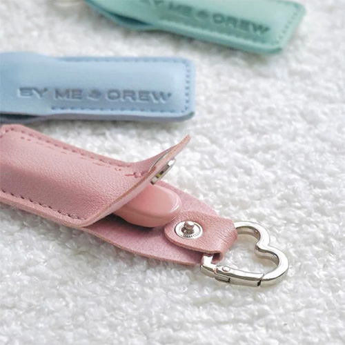 Pink Foldable Nail Clipper with Pouch 