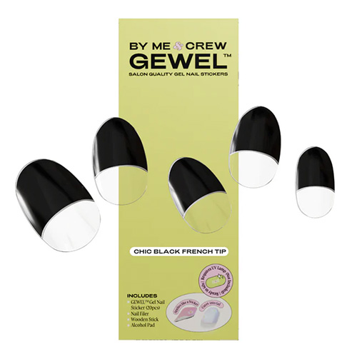  Chic Black French Tip Nail Stickers