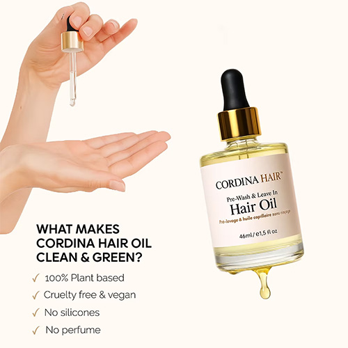 Vegan, Silicone Free Hair Oil