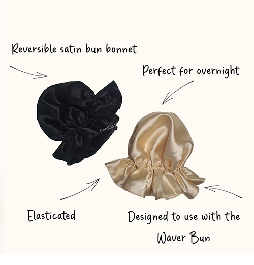  Satin Bun Bonnet