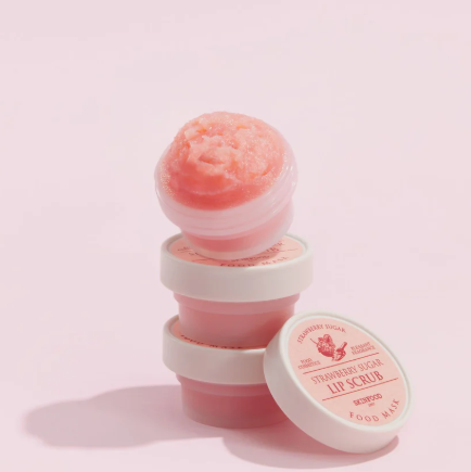 Strawberry Sugar Food Mask Lip Scrub