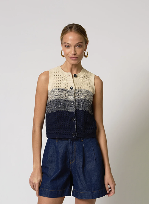 Jacy Crochet Vest