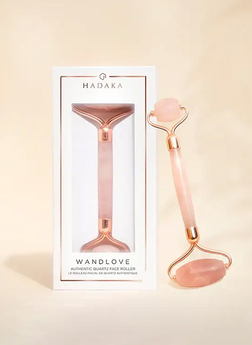WANDLOVE Rose Quartz Facial Roller