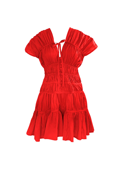 Ruffle Mini Dress