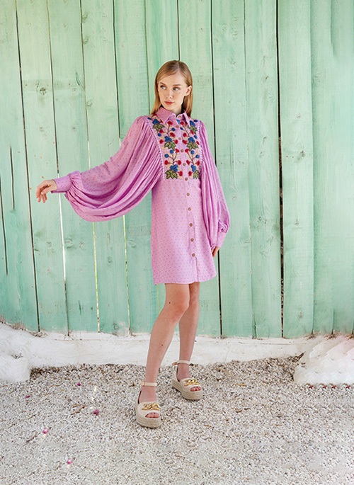 Open Front Dress