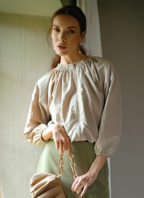 Norma Ruffle Jacket