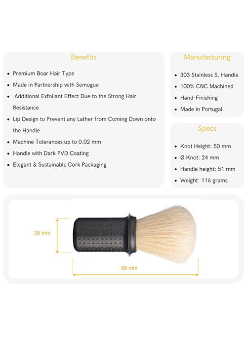 Dark Masamune Brush Premium Boar