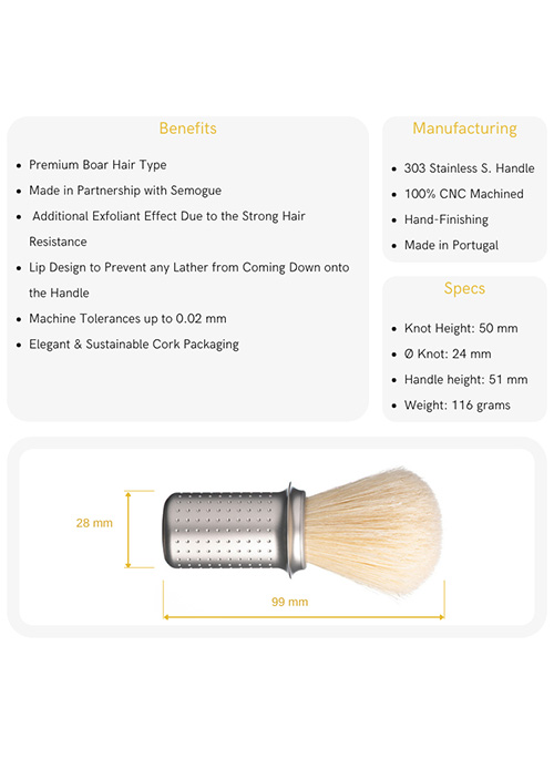 Matte Masamune Brush Premium Boar