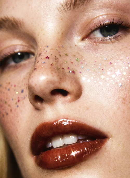 Sprinkled Glitter Freckles Makeup Patches