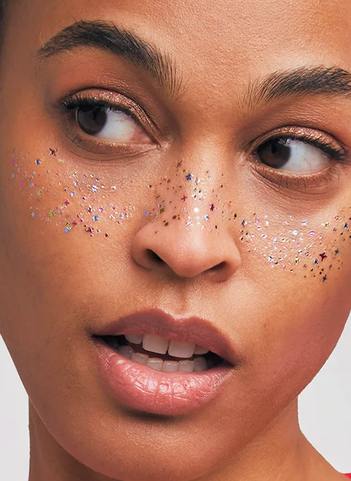 Sprinkled Glitter Freckles Makeup Patches