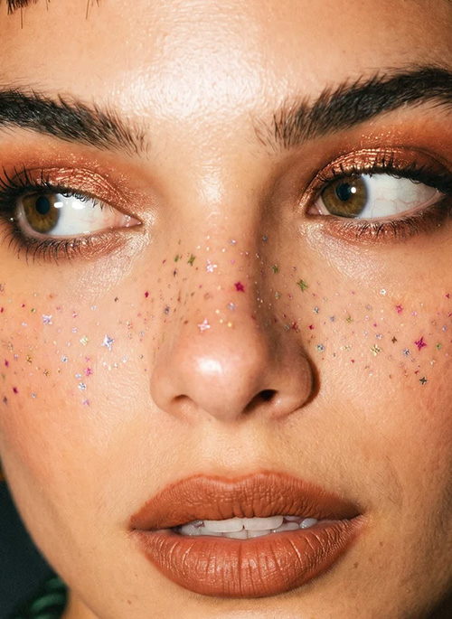 Sprinkled Glitter Freckles Makeup Patches