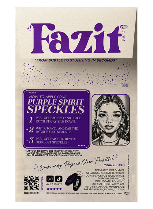 Purple Spirit Speckles