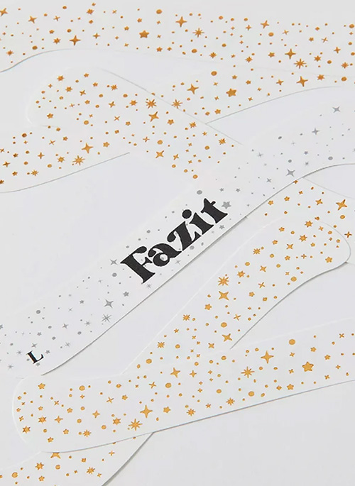 Gold Decolletage Glitter Makeup Patches