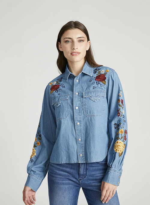 Chambray Top