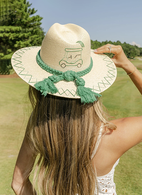 White Palm Hat