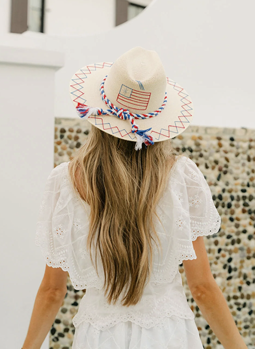 White Palm Hat