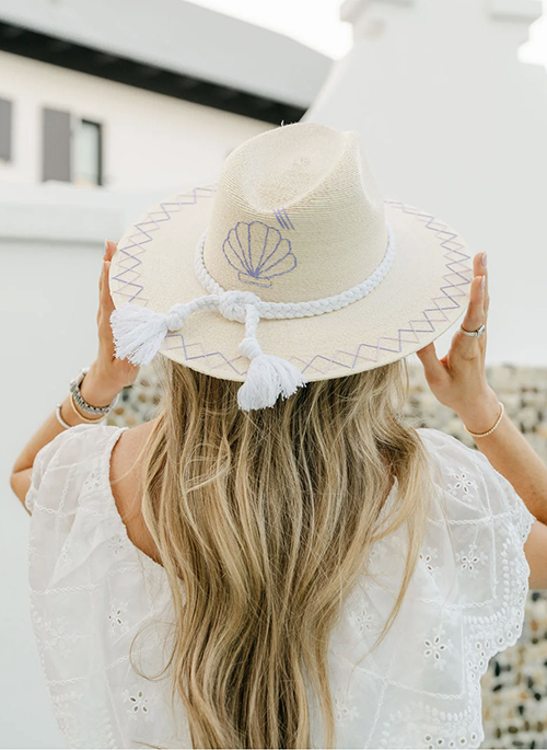 White Palm Hat