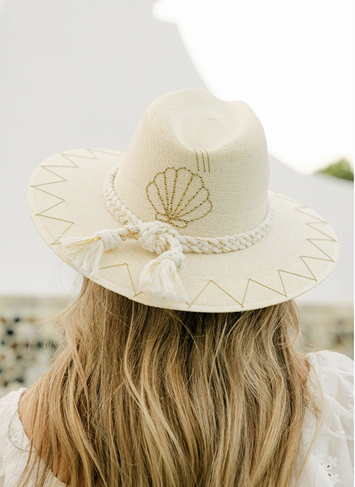 White Palm Hat