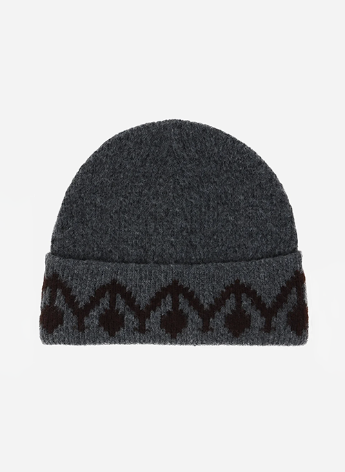 Monogram Knit Beanie