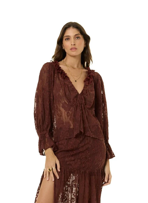 Claudine Lace Top
