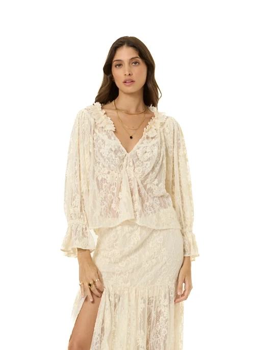 Claudine Lace Top